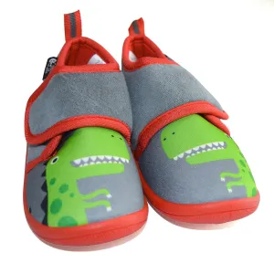 Kids Shoes Dino T-Rex Toddler Non-slip Daycare Slippers - (5-6T to 11-12T)