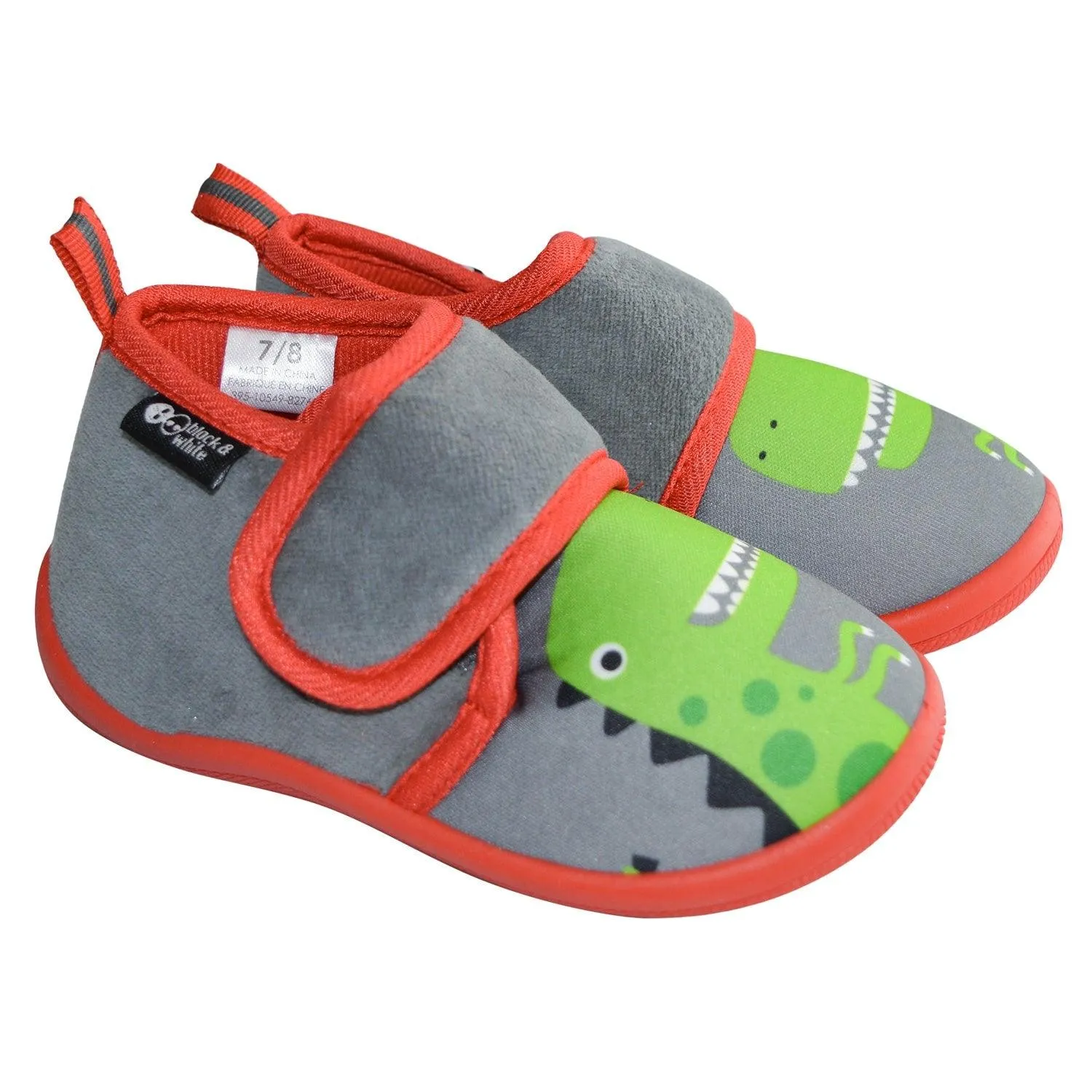 Kids Shoes Dino T-Rex Toddler Non-slip Daycare Slippers - (5-6T to 11-12T)