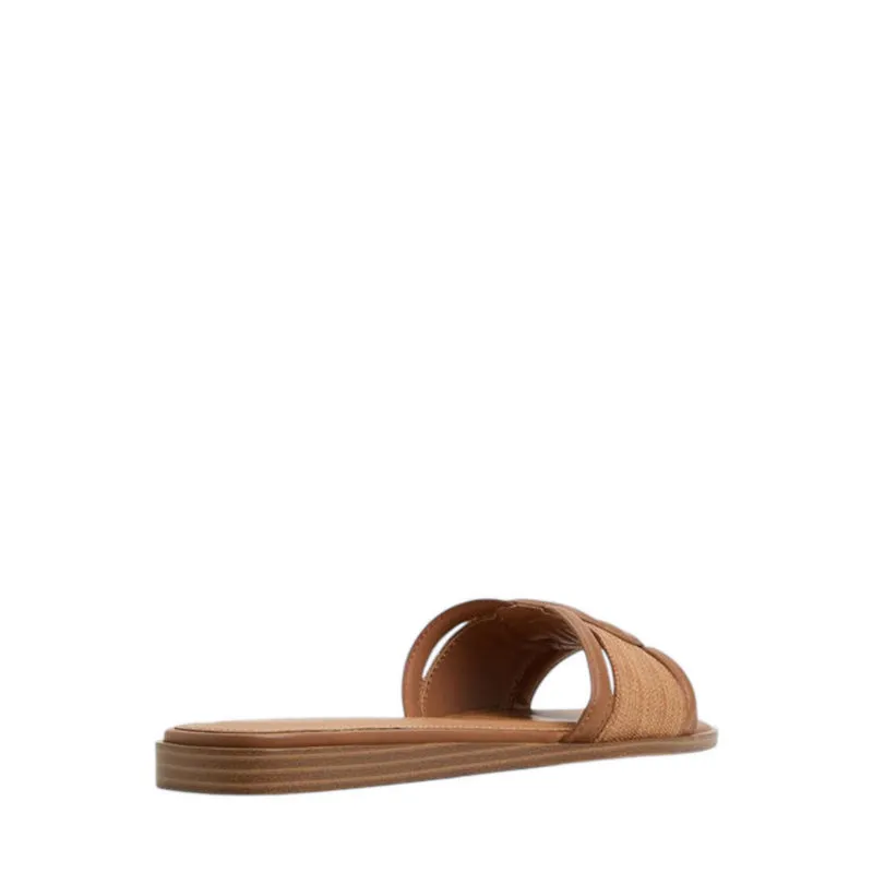 LIAUDIN FLAT SANDALS - DARK BROWN