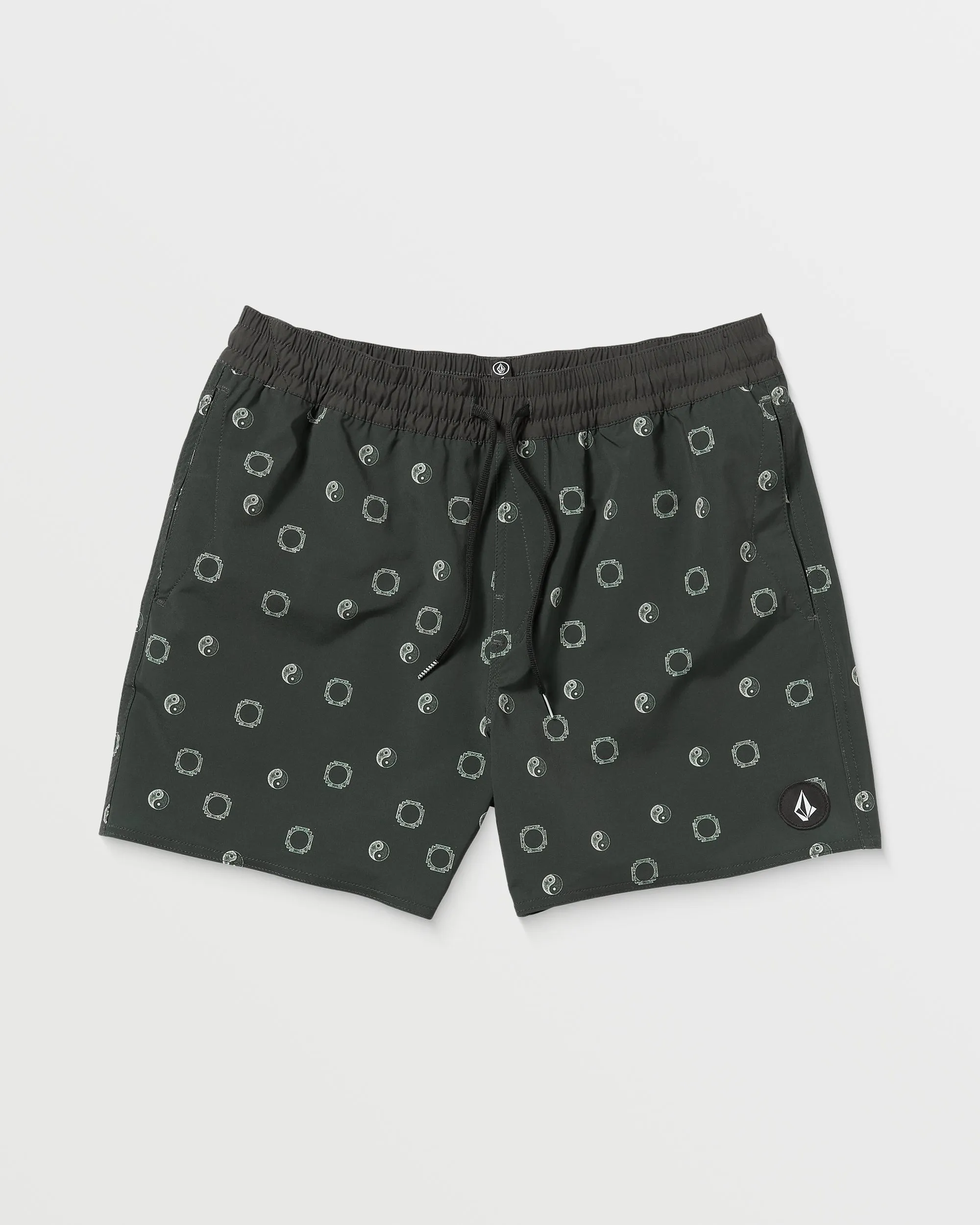 Lido Print Trunk 16" Boardshort - STEALTH