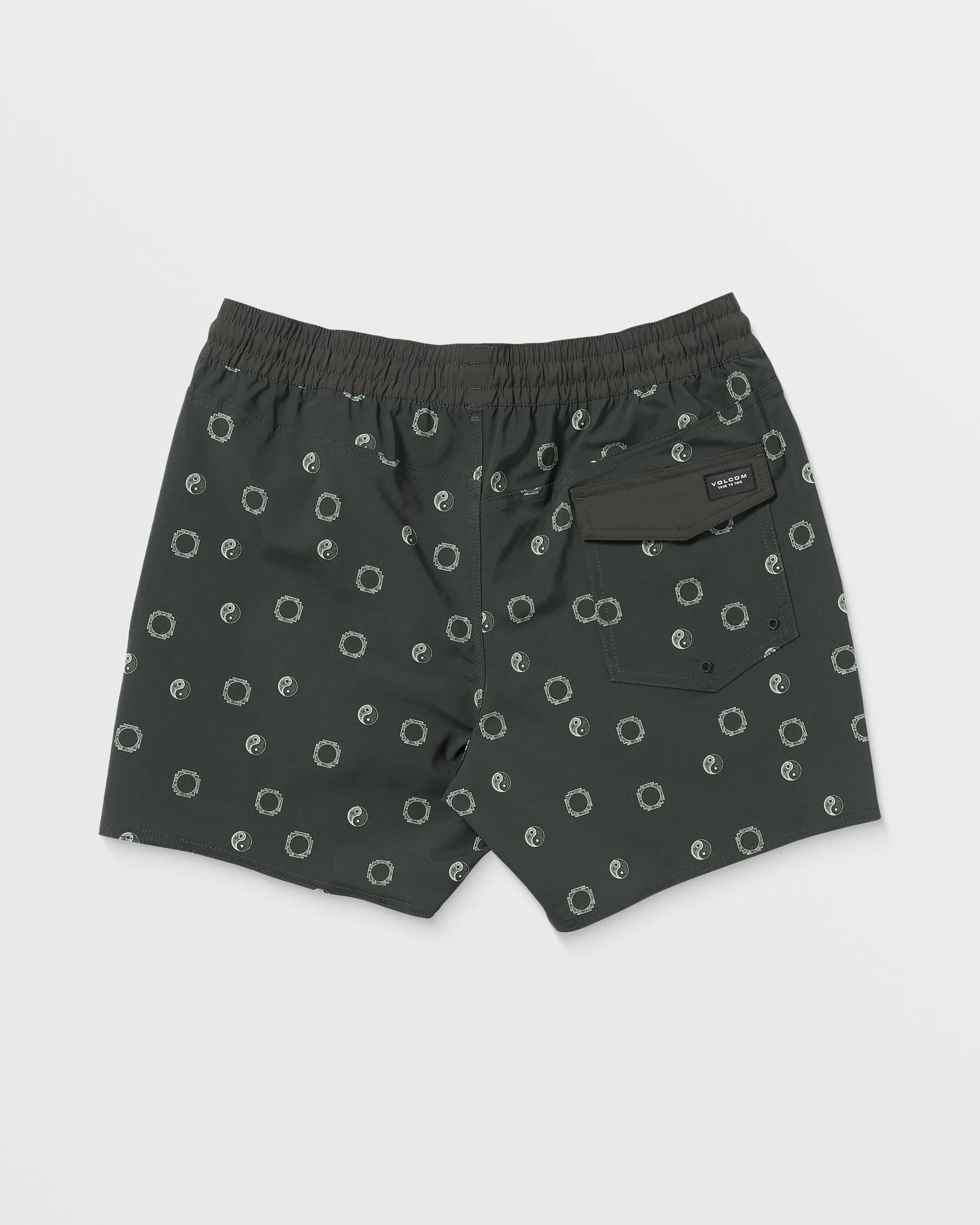 Lido Print Trunk 16" Boardshort - STEALTH
