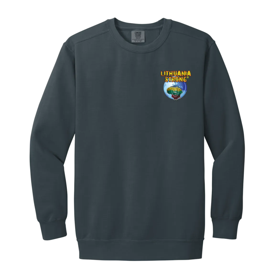 Lithuania Strong - Men/Women Unisex Soft-Washed Crewneck Sweatshirt
