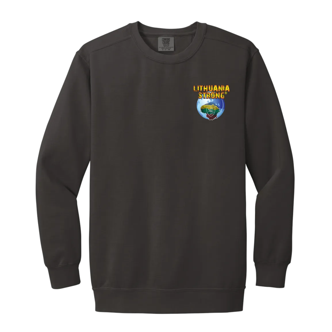 Lithuania Strong - Men/Women Unisex Soft-Washed Crewneck Sweatshirt