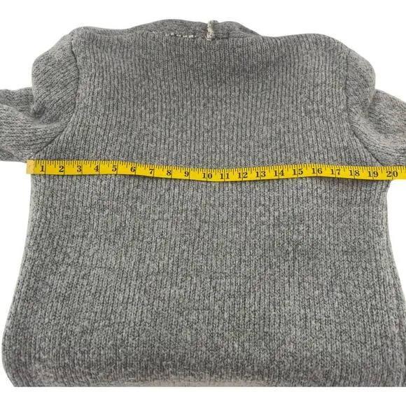Lulus Cozy Kisses Heather Grey Boucle Lined Open Front Cardigan (S/M)