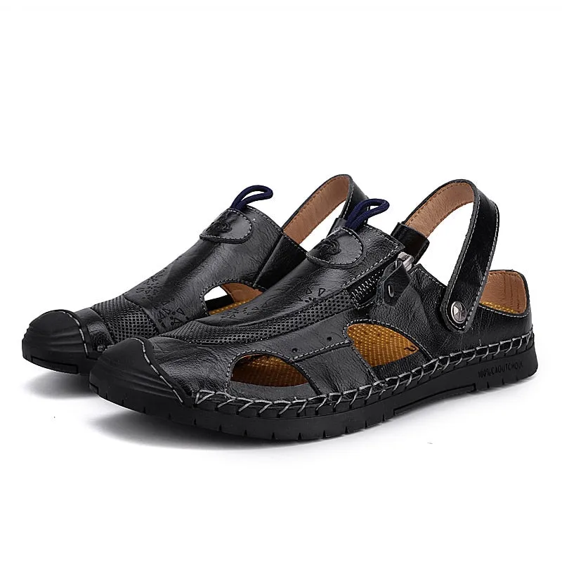 Mens Penny Loafers Comfort Beach Sandals Outdoor Sneaker Flip Flops