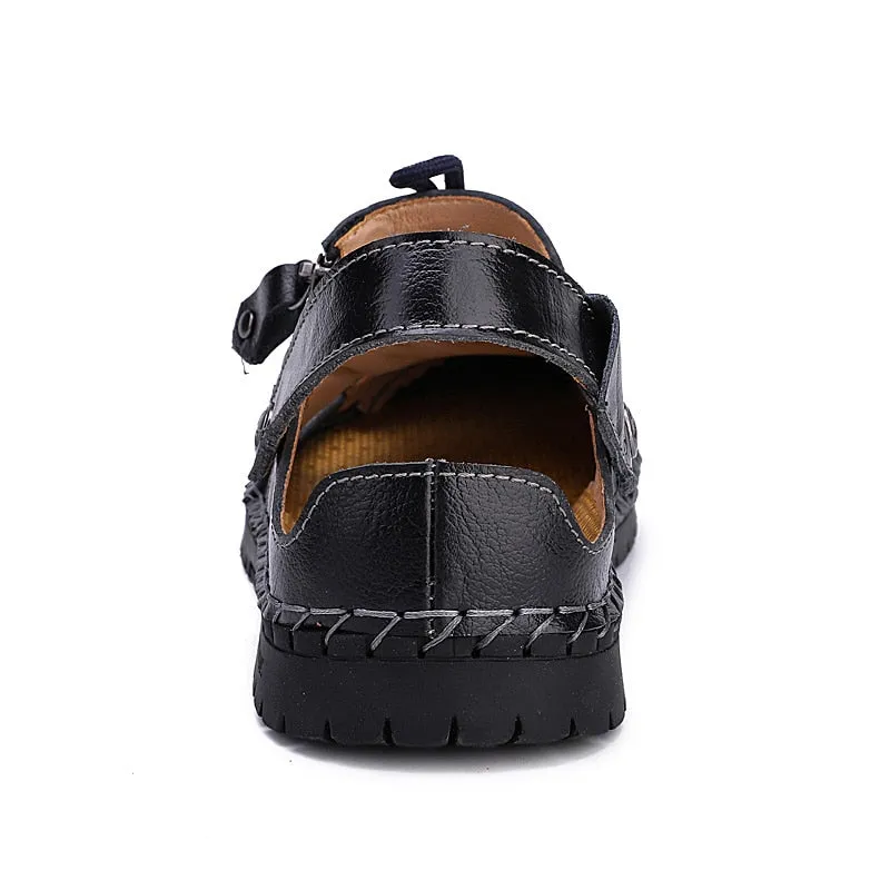 Mens Penny Loafers Comfort Beach Sandals Outdoor Sneaker Flip Flops
