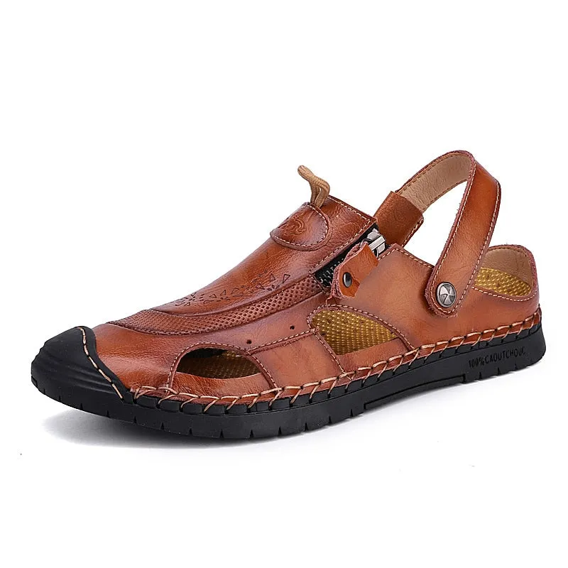 Mens Penny Loafers Comfort Beach Sandals Outdoor Sneaker Flip Flops