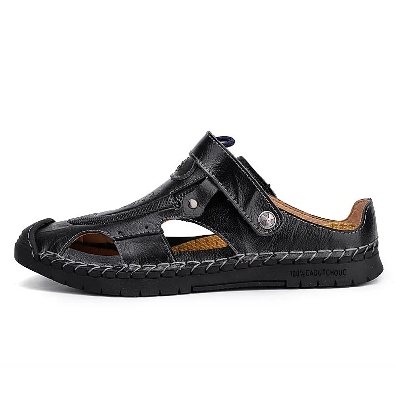 Mens Penny Loafers Comfort Beach Sandals Outdoor Sneaker Flip Flops