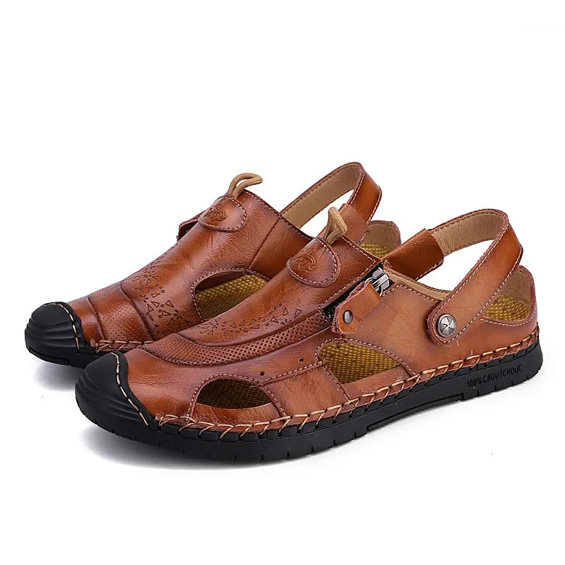 Mens Penny Loafers Comfort Beach Sandals Outdoor Sneaker Flip Flops