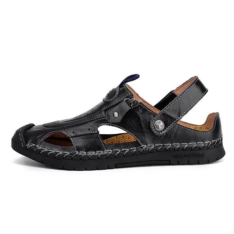 Mens Penny Loafers Comfort Beach Sandals Outdoor Sneaker Flip Flops