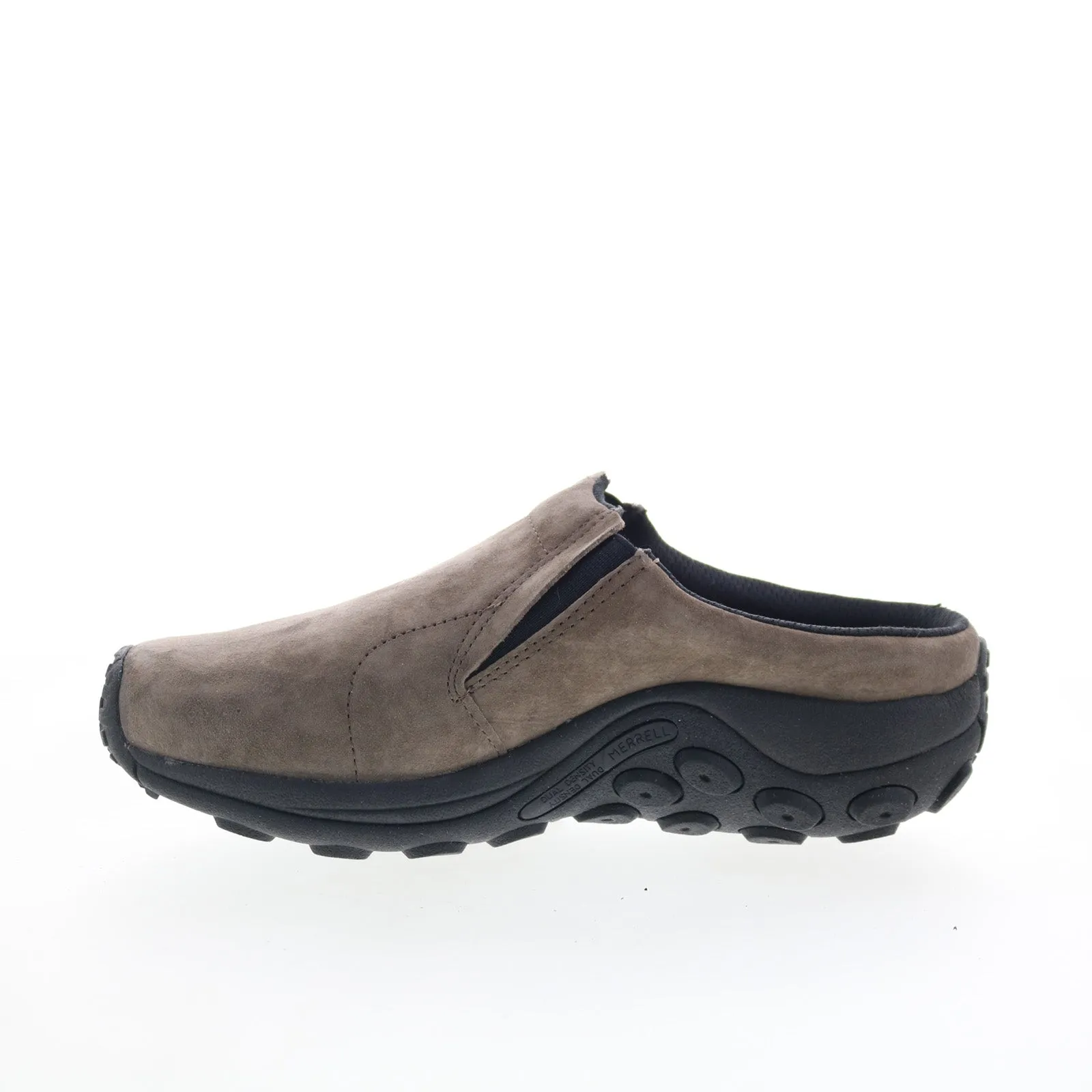 Merrell Jungle Slide J004088 Womens Gray Nubuck Slip On Clog Flats Shoes