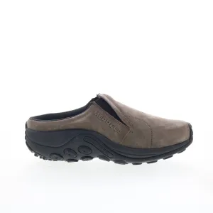 Merrell Jungle Slide J004088 Womens Gray Nubuck Slip On Clog Flats Shoes
