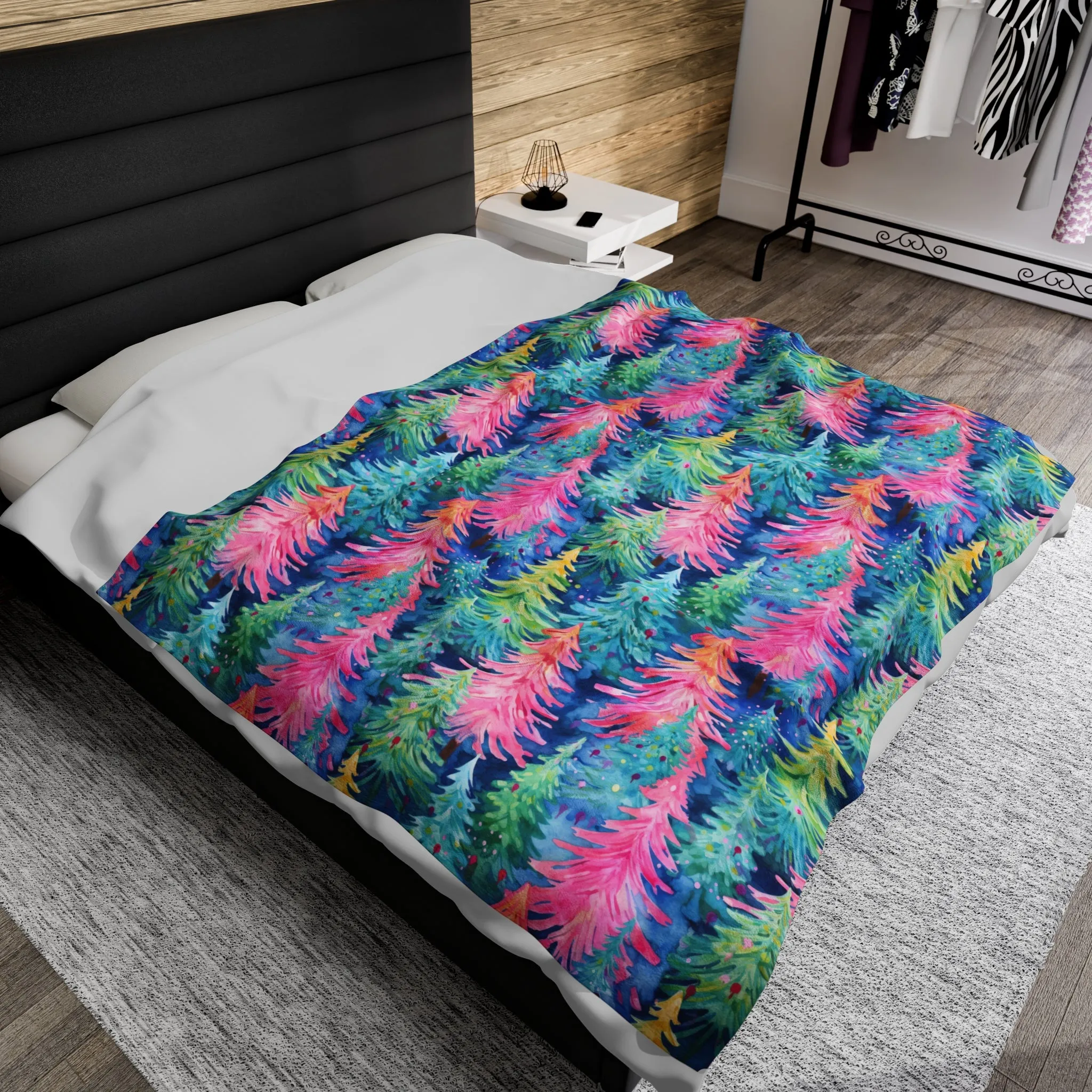 Merry & Bright Trees Blanket