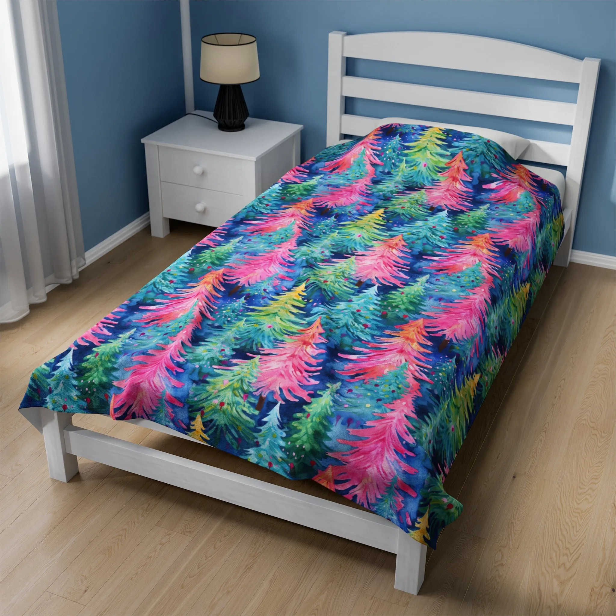 Merry & Bright Trees Blanket