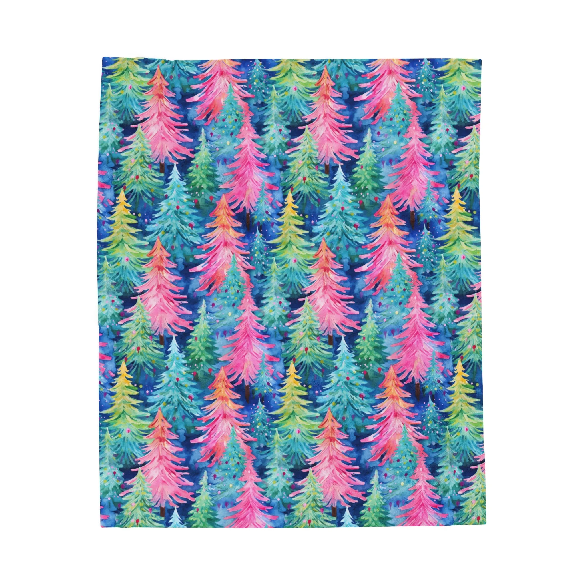 Merry & Bright Trees Blanket