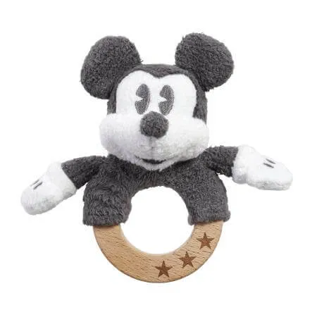 Mickey Mouse Memories Wooden Ring Rattle