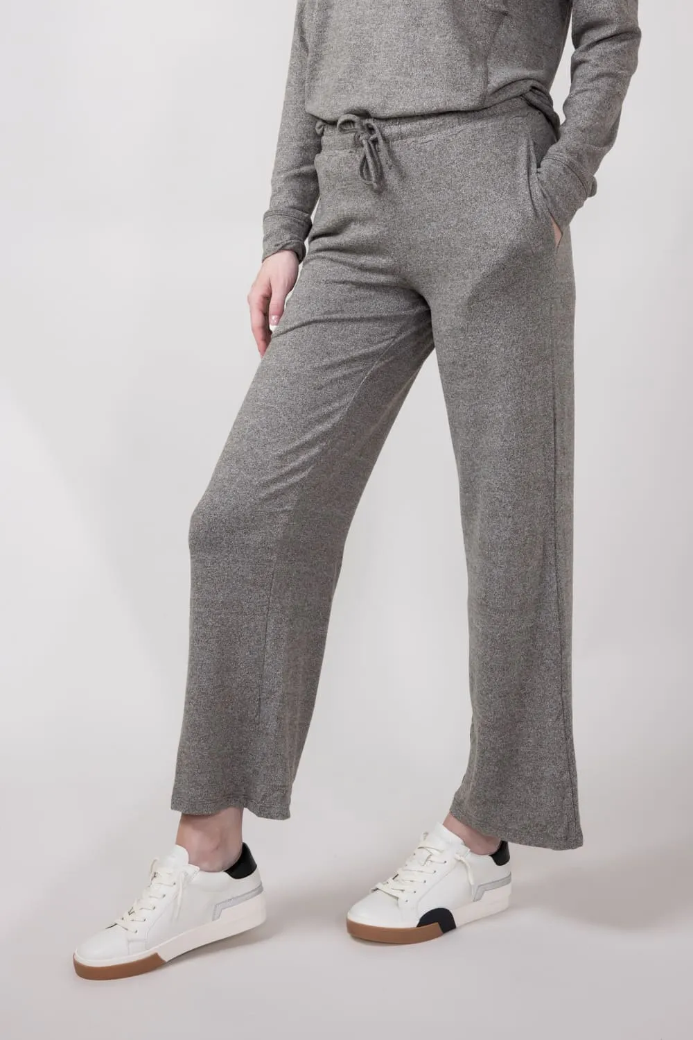 Mono B Hatchi Wide Leg Pants for Women in Urban Grey | KP-B0571-URBANGREY