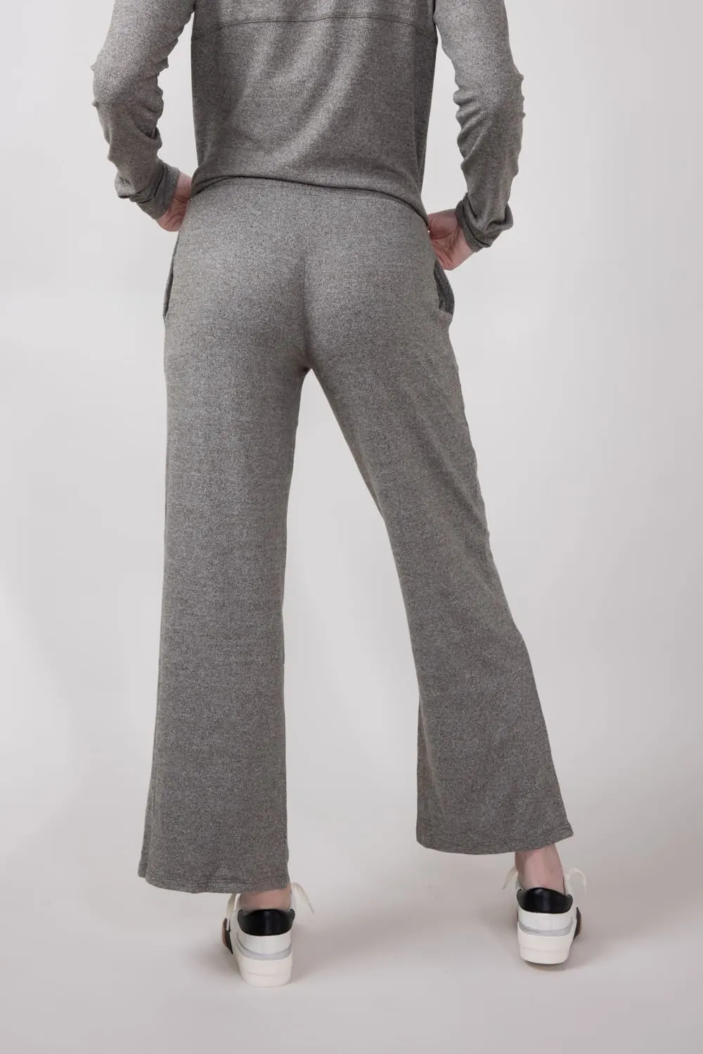 Mono B Hatchi Wide Leg Pants for Women in Urban Grey | KP-B0571-URBANGREY