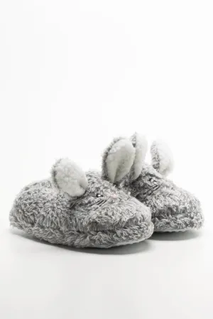 Mouse Slippers Light Grey