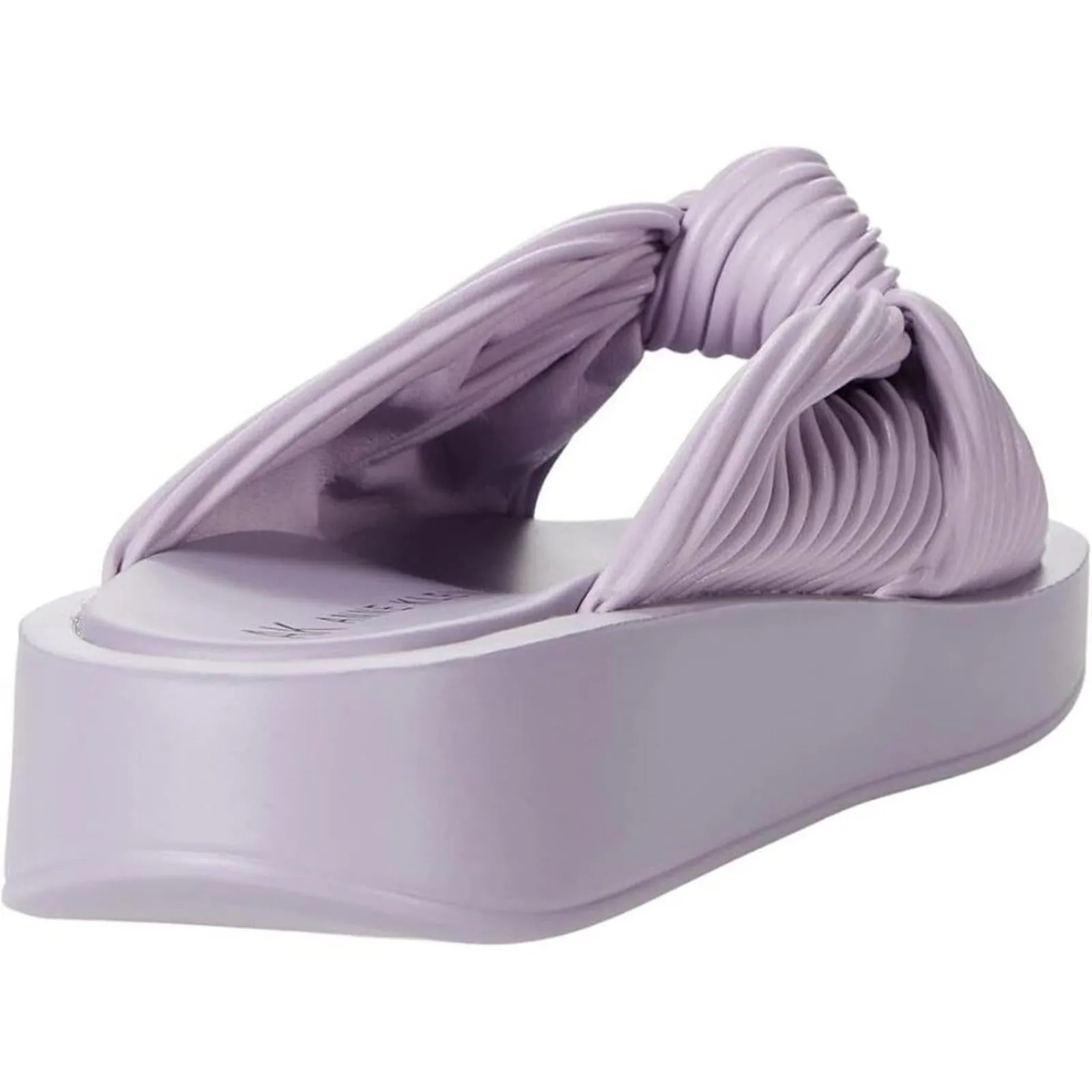Nana Lavender Knotted Leather Slides