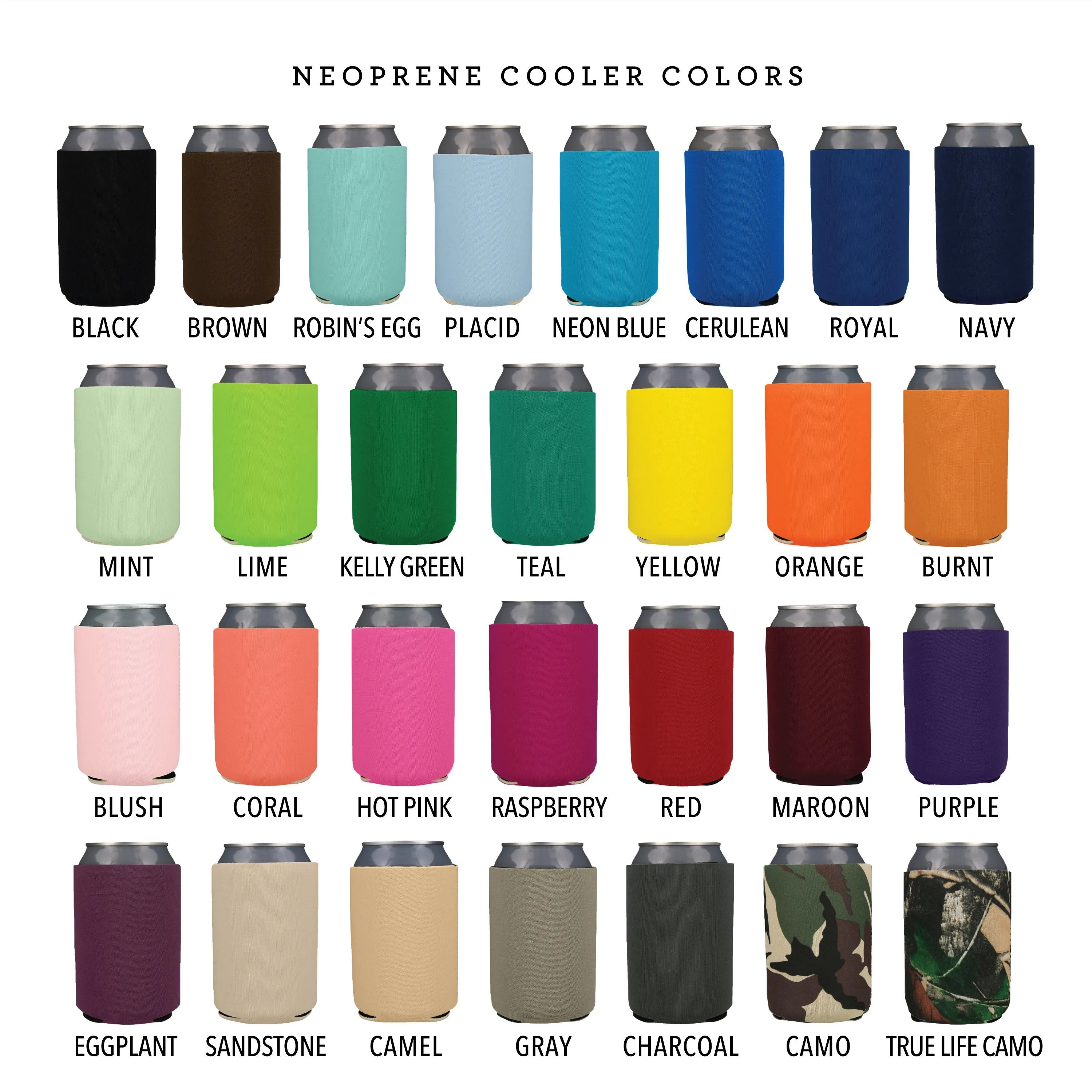 Neoprene Wedding Can Cooler #196N - Get Your Jingle On