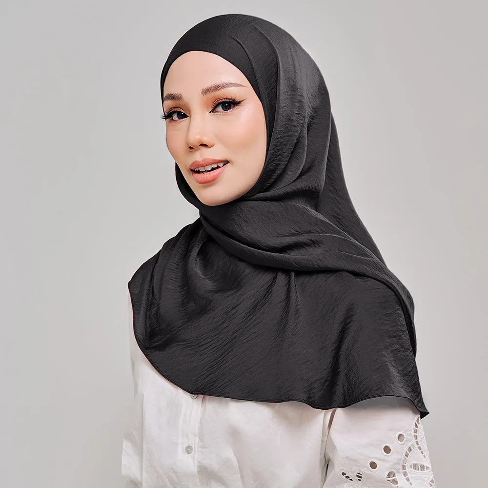 Niya Satin in Black
