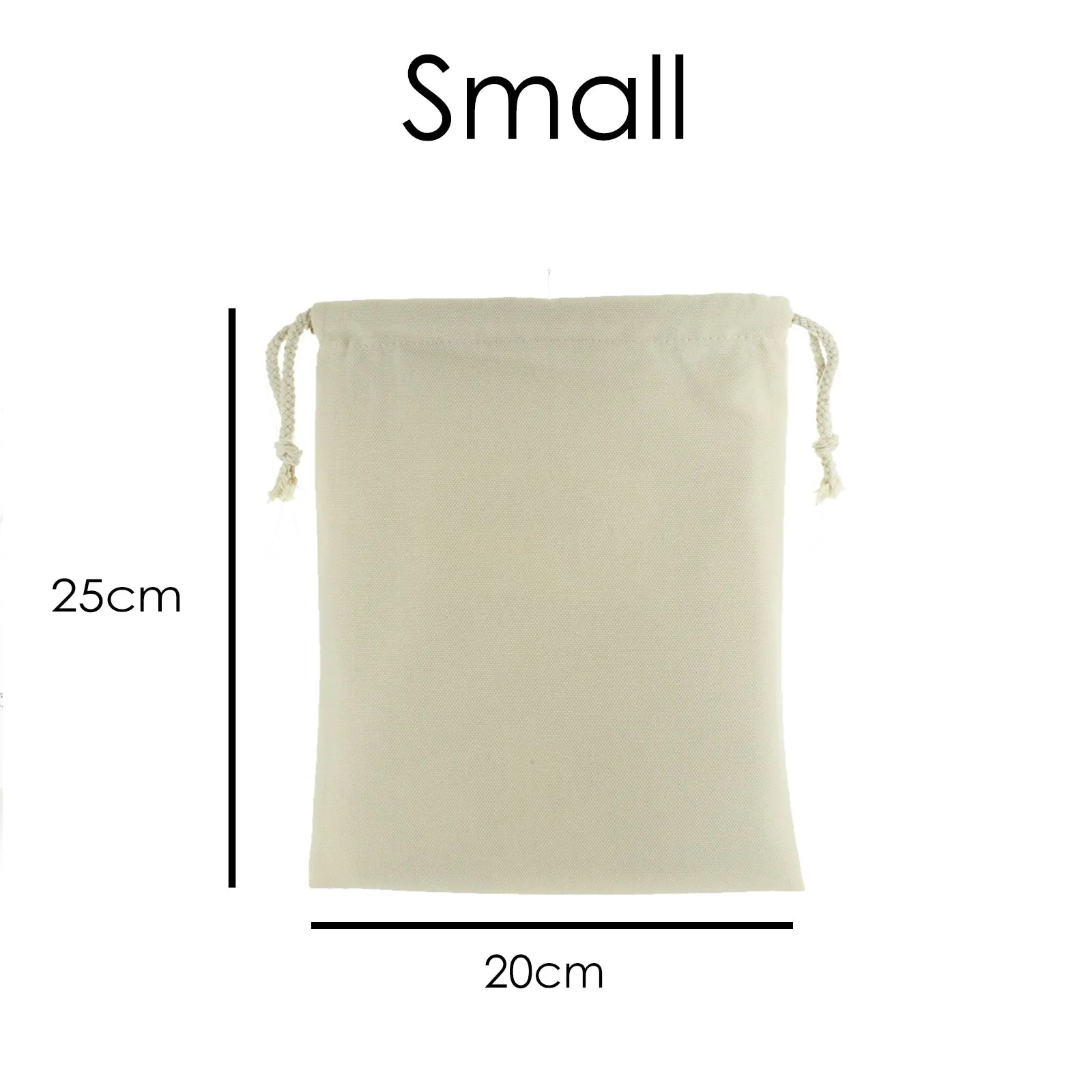 Personalised Canvas Sack with Stylish Text and Green Leaves Floral Print