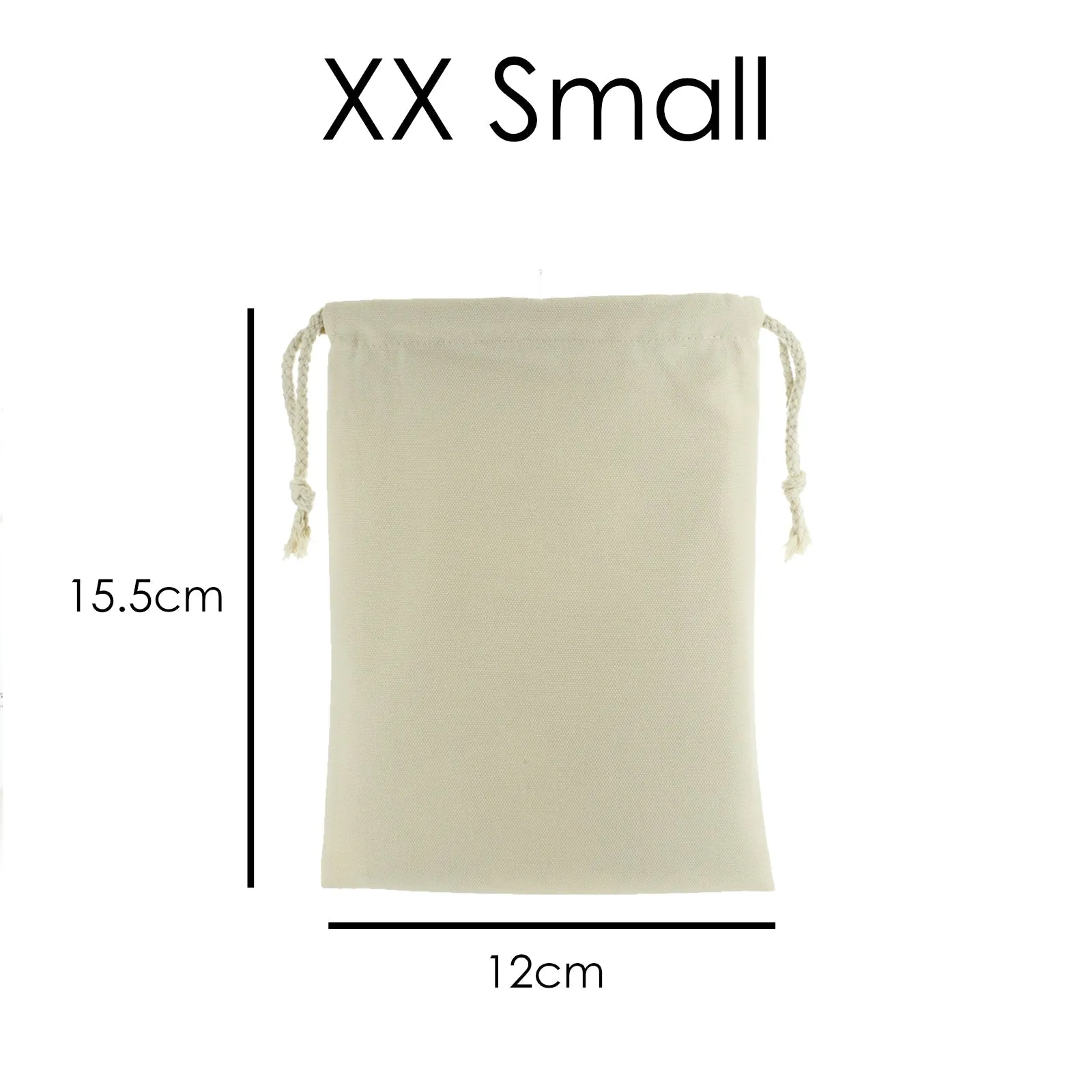 Personalised Canvas Sack with Stylish Text and Love Bird Letters Print