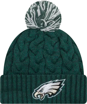 Philadelphia Eagles Cozy Cable Knit Pom Toque