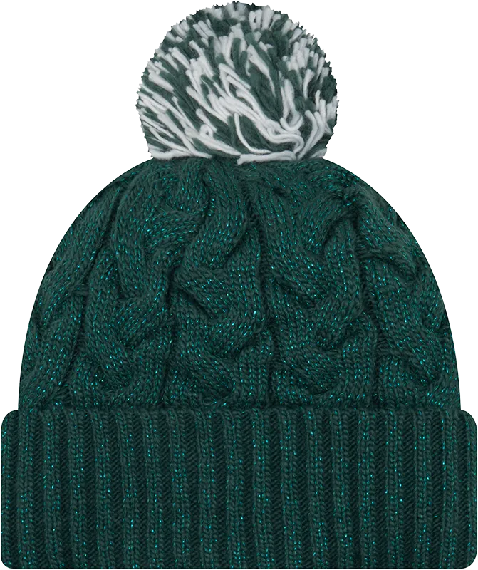 Philadelphia Eagles Cozy Cable Knit Pom Toque
