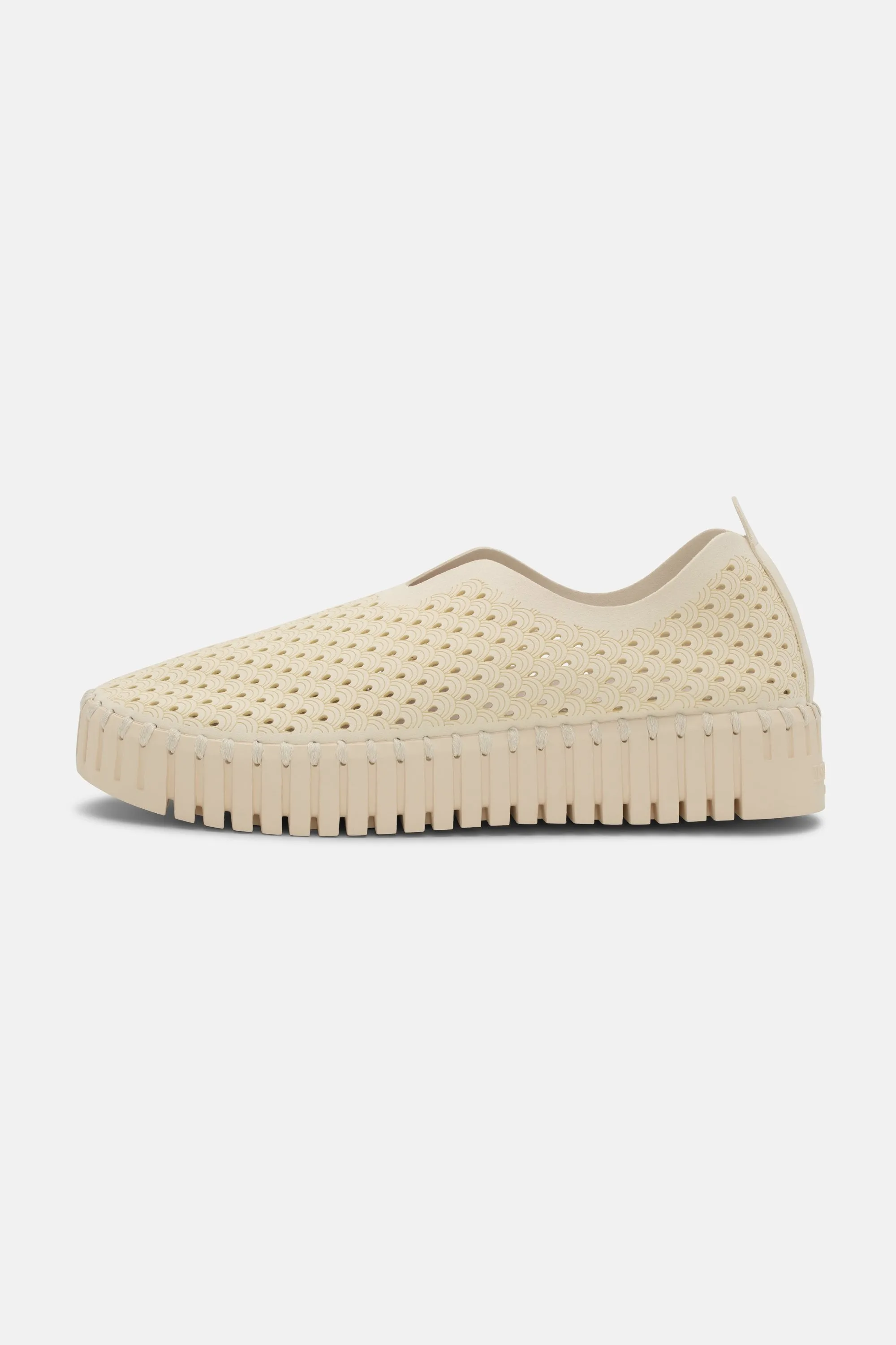 Platform Tulip Slipper - Milk Creme