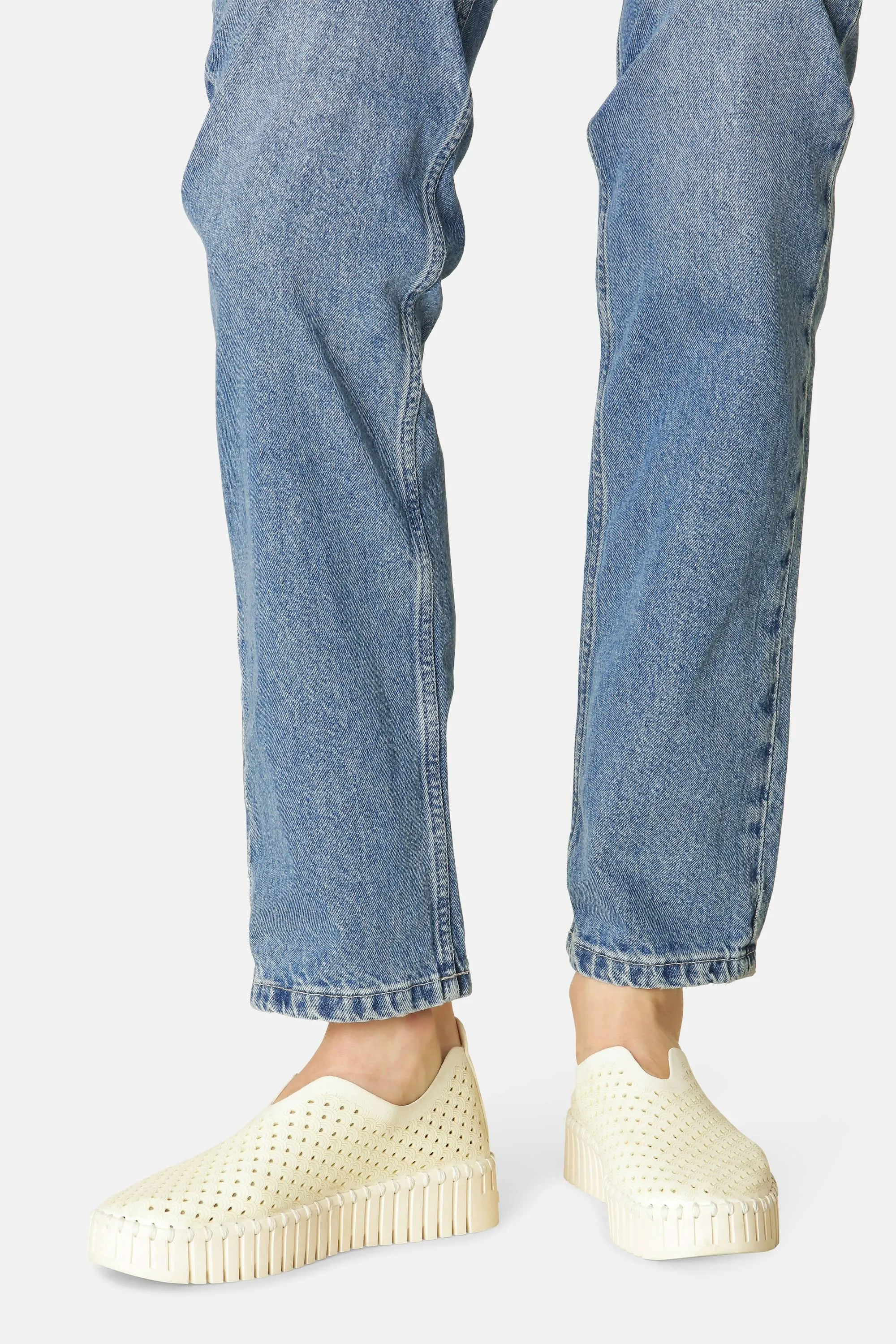 Platform Tulip Slipper - Milk Creme