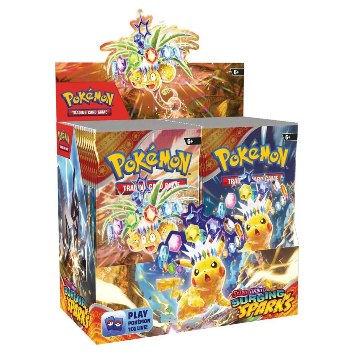POKEMON TCG Scarlet & Violet Surging Sparks Booster Box X 6
