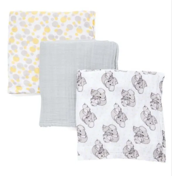 Precious Moments Muslin Cotton Swaddle Blankets