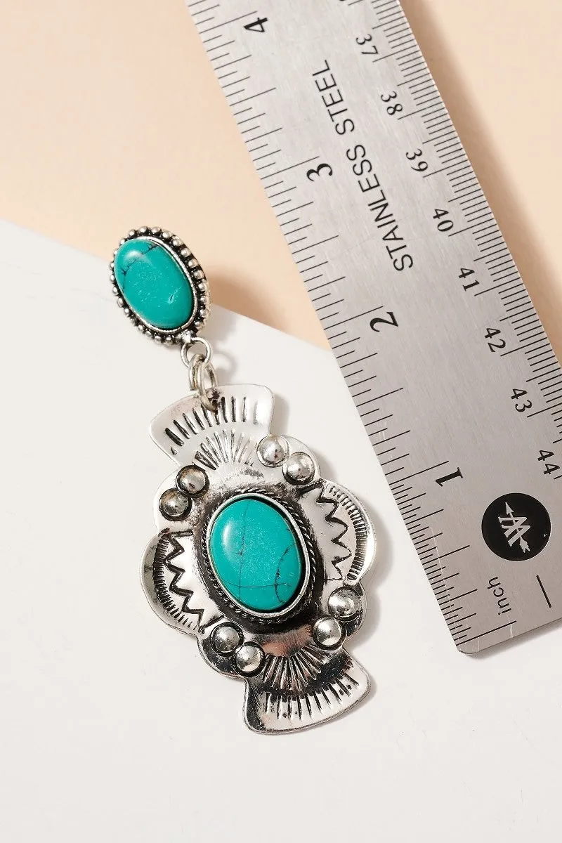 "Turquoise Love" Earrings