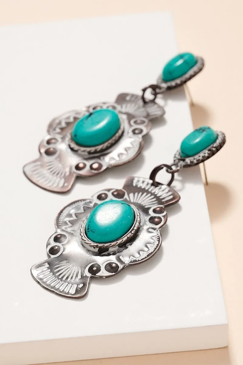 "Turquoise Love" Earrings