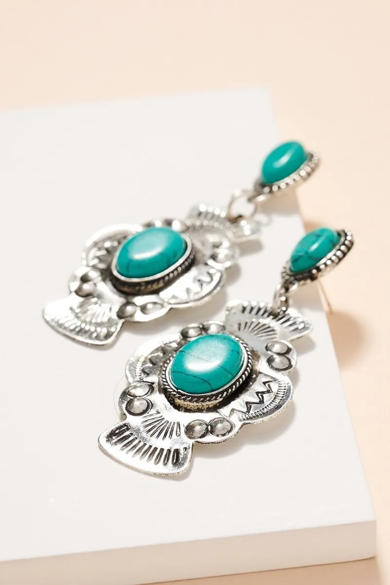 "Turquoise Love" Earrings