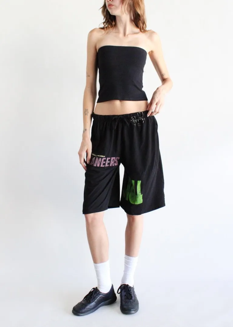 RCYCLD Graphic Tee Wide Leg Jort