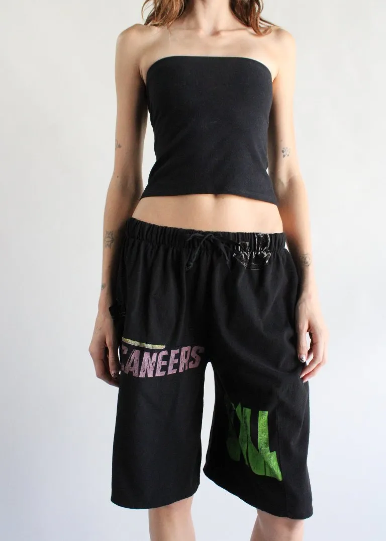 RCYCLD Graphic Tee Wide Leg Jort