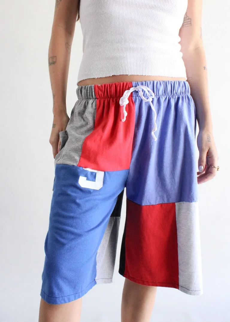 RCYCLD Graphic Tee Wide Leg Jort