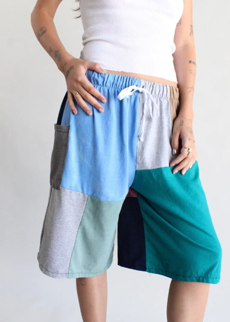 RCYCLD Graphic Tee Wide Leg Jort