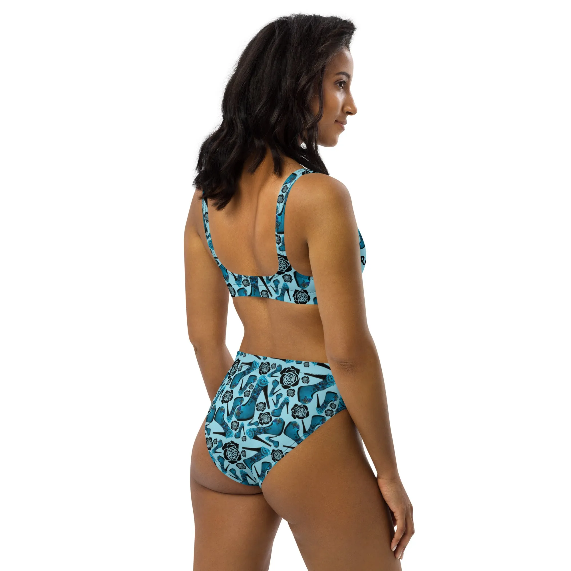 Recycled high-waisted bikini 'Travel dream'