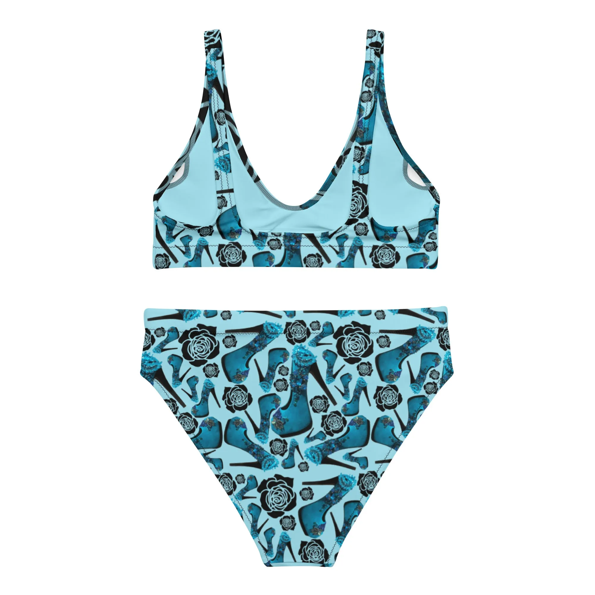 Recycled high-waisted bikini 'Travel dream'