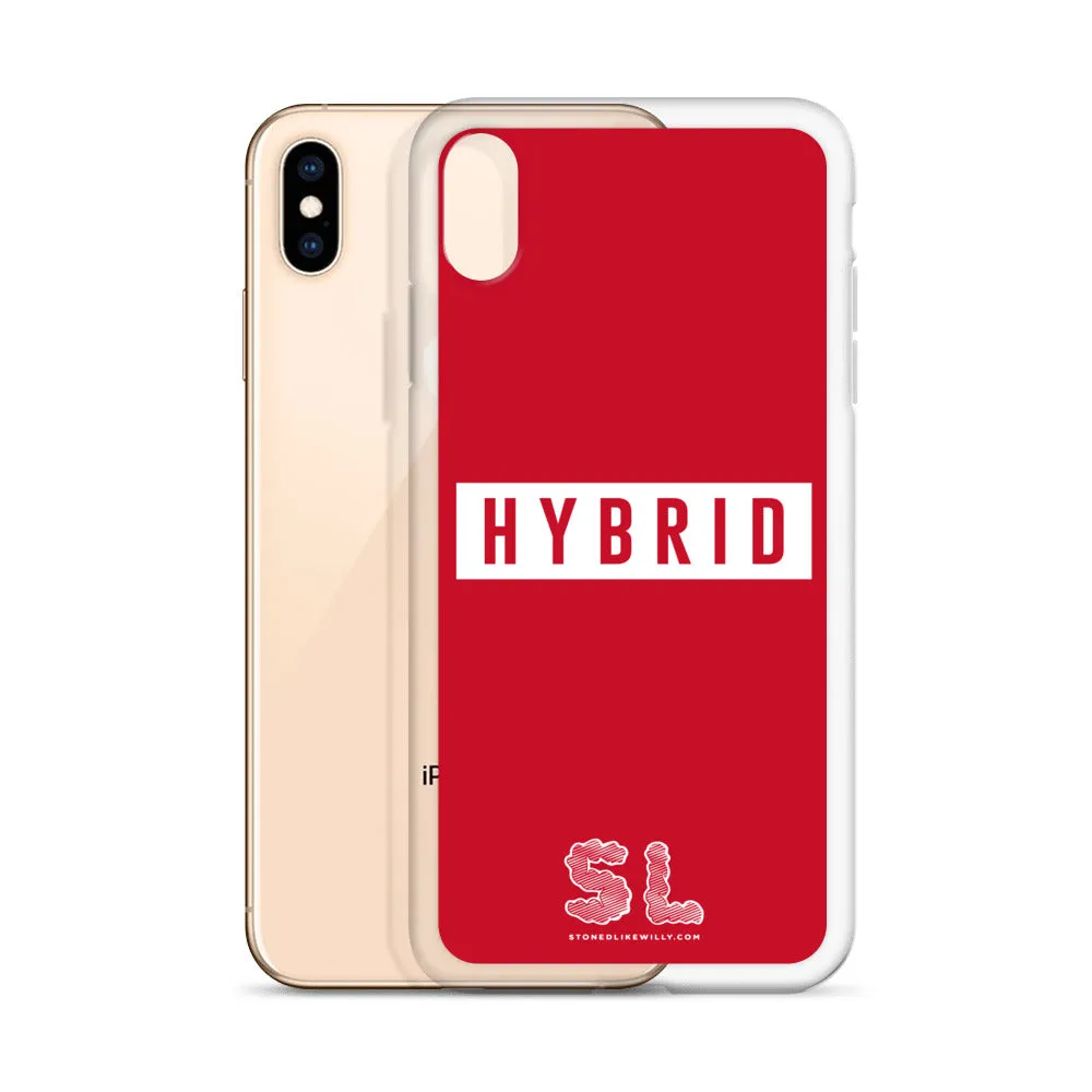 RED HYBRID iPhone Case