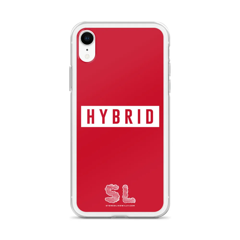 RED HYBRID iPhone Case