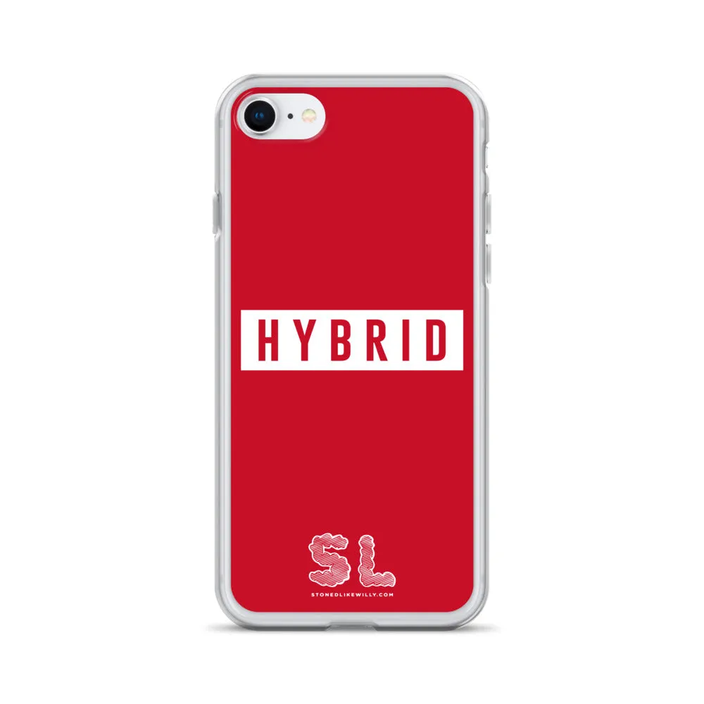 RED HYBRID iPhone Case