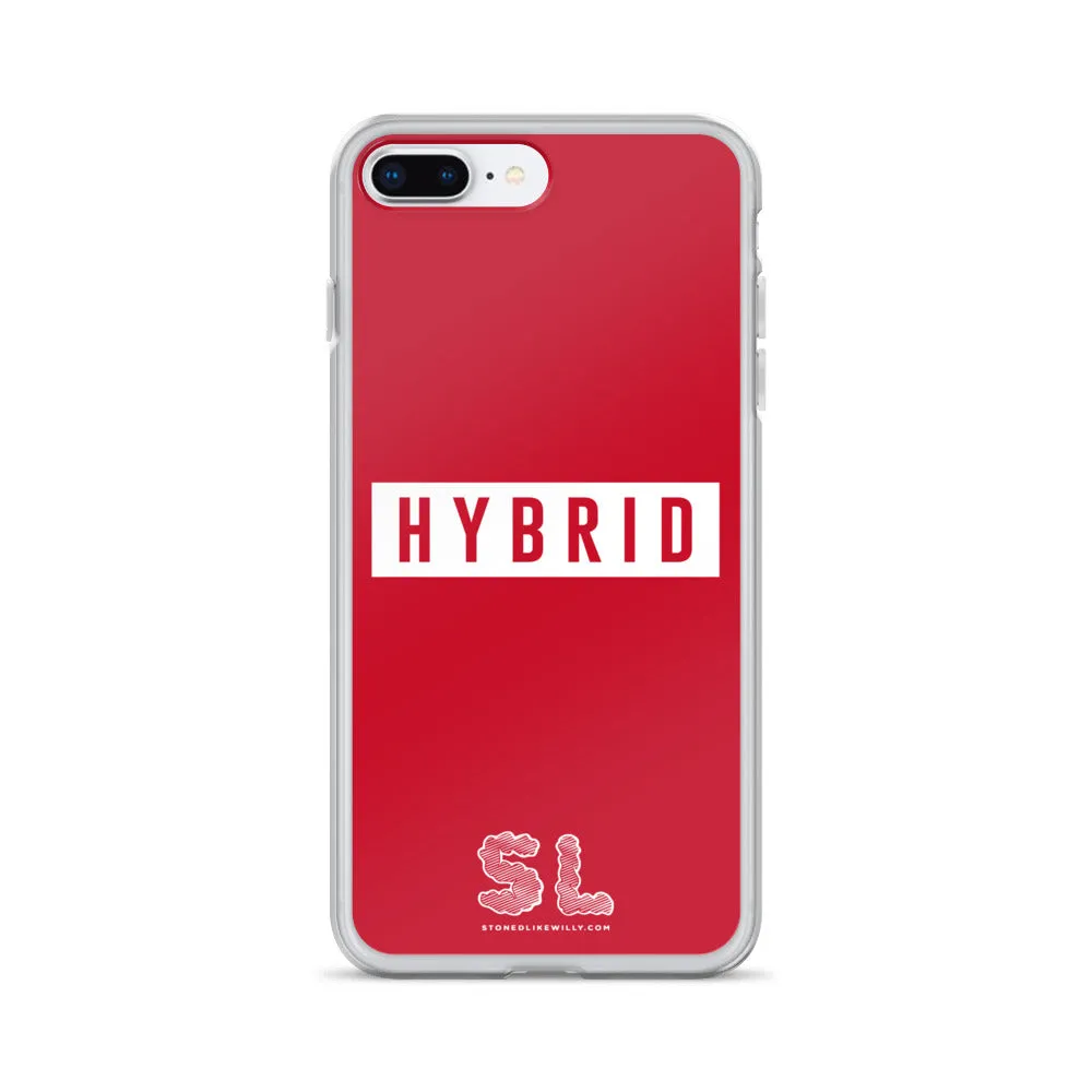 RED HYBRID iPhone Case