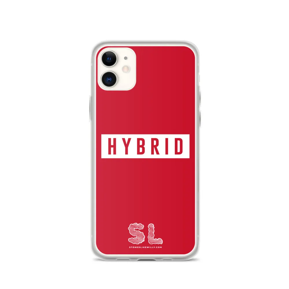 RED HYBRID iPhone Case