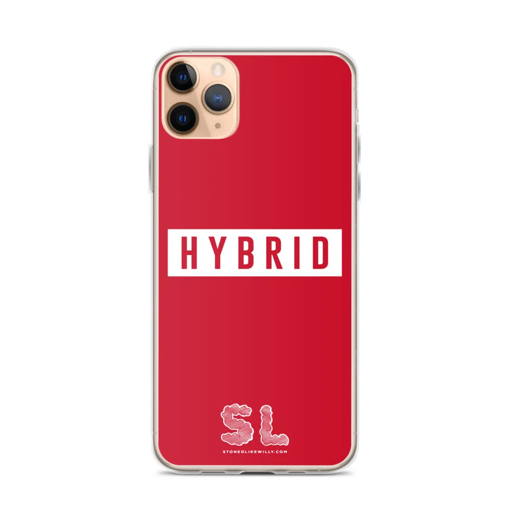 RED HYBRID iPhone Case