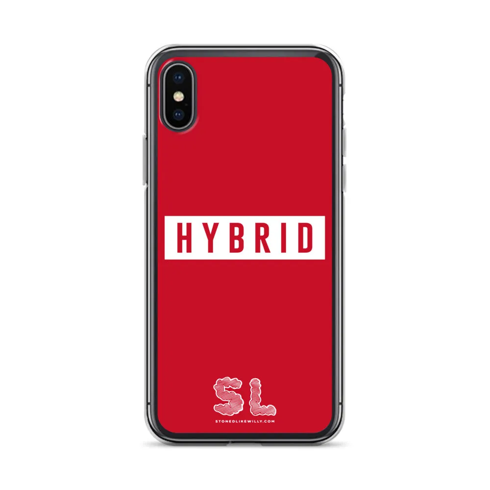 RED HYBRID iPhone Case